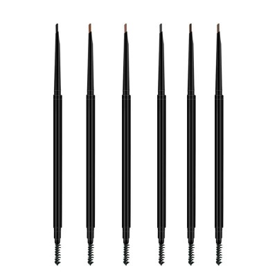 Waterproof Long Wearing Angled Tip Applicator for Perfect Brows Eyebrow Pencil with Spoolie Brush