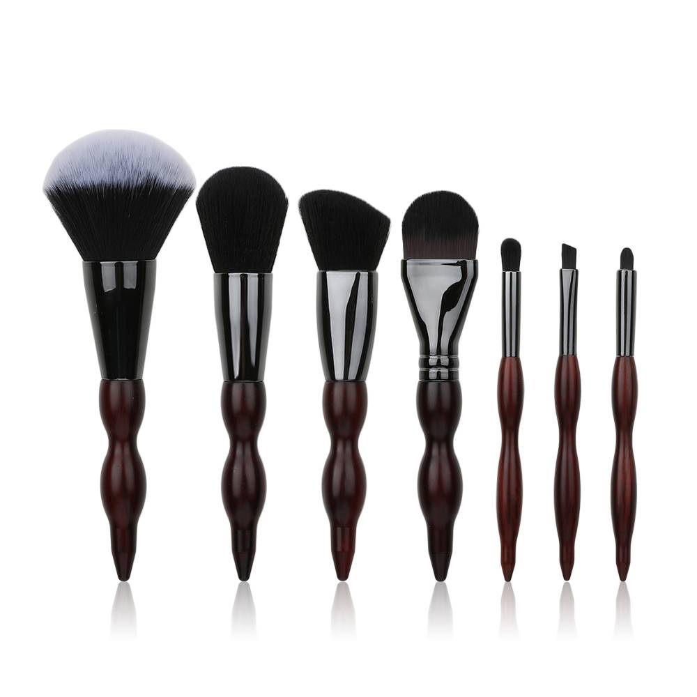 Hot Selling Private Label Gourd Handle 7 Pcs Makeup Brush Set