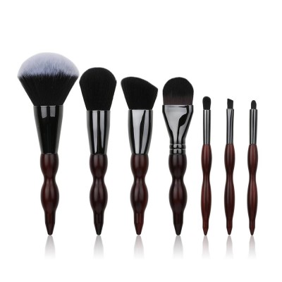 Hot Selling Private Label Gourd Handle 7 Pcs Makeup Brush Set